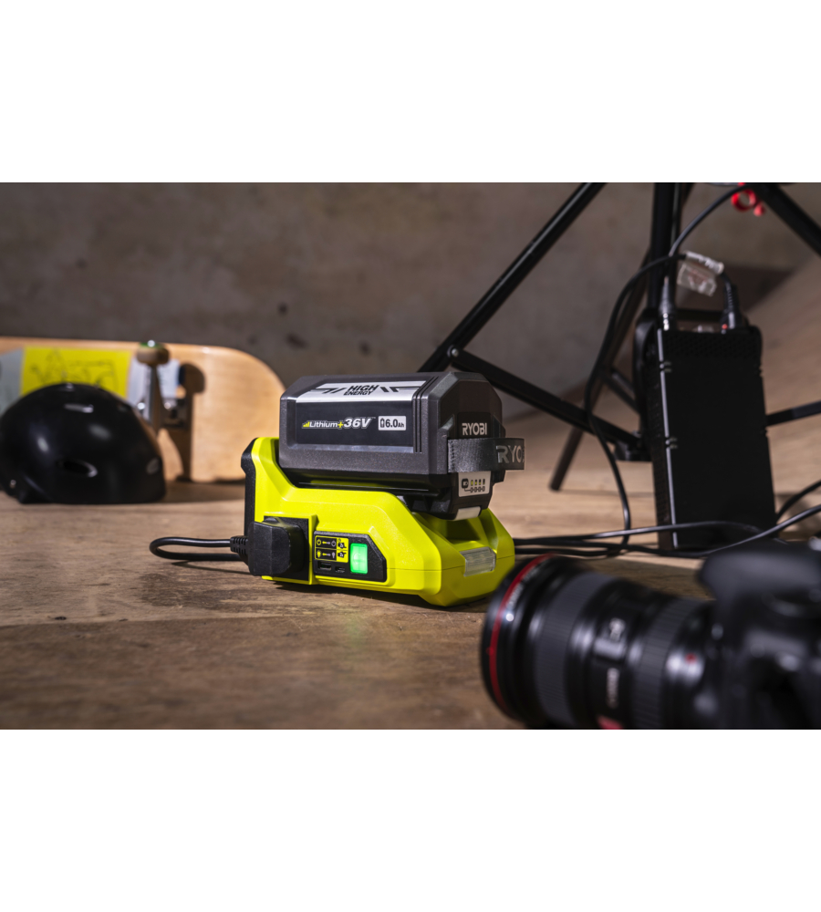 Inverter ryobi "ry36bi300a-0 " 36v, 230 v - 150 w, solo corpo macchina